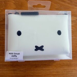 🤍 NUU-Small Miffy Silicone Zipper Pouch – White (PG Design)